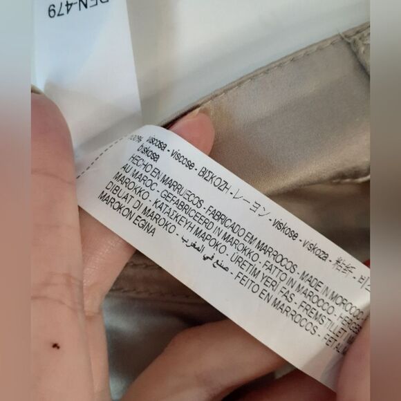 Zara NWT Limited Edition Satin Cargo Pants - Picture 2 of 14